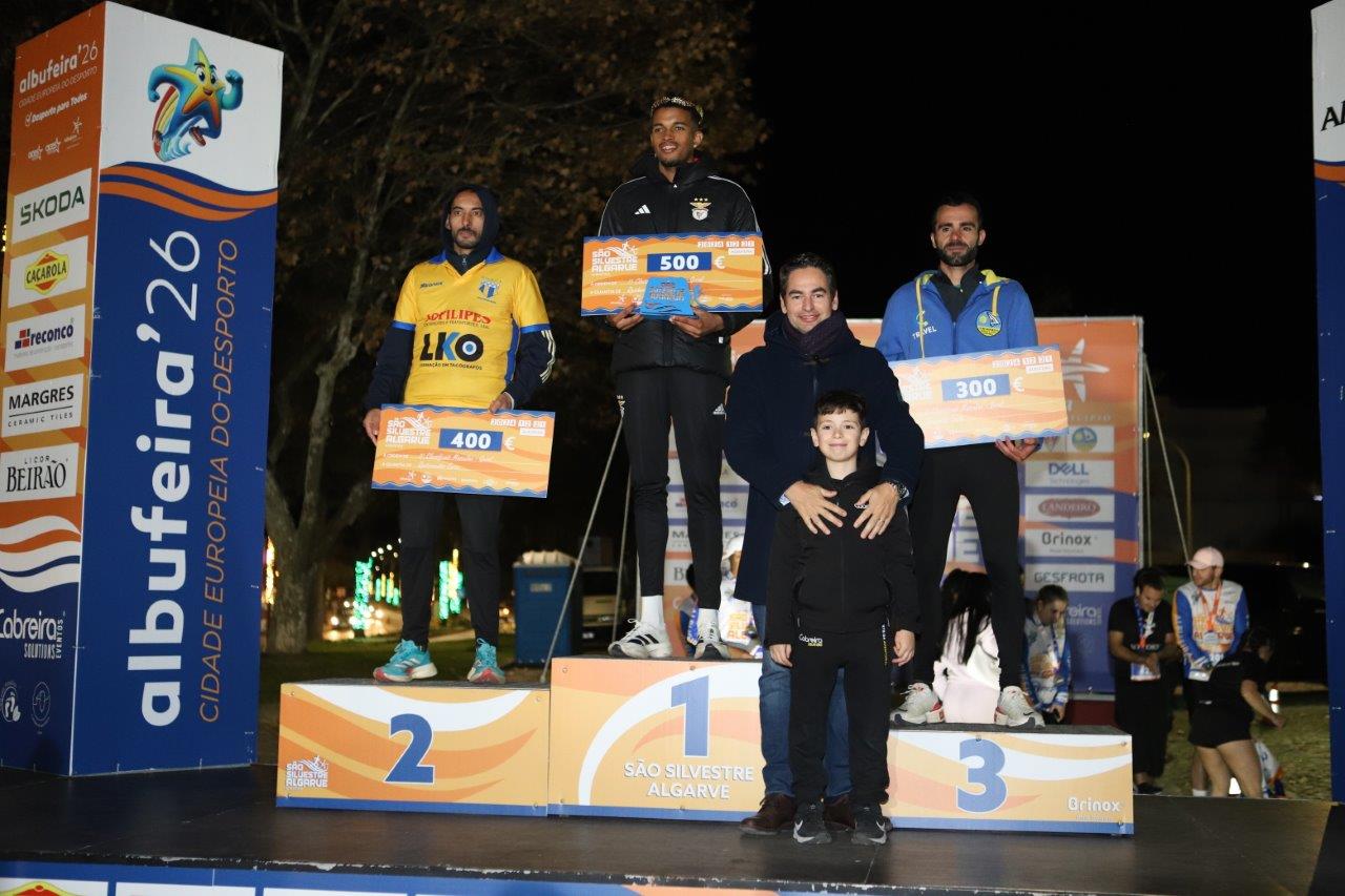 Sul Informação - Etson Barros e Sara Inácio vencem Corrida São Silvestre de Albufeira
