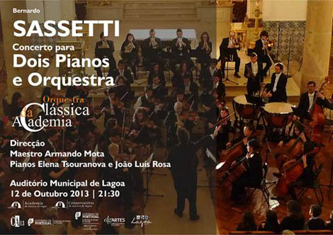 Sul Informação - Concerto para 2 pianos e orquestra evoca Bernardo Sasseti em Lagoa