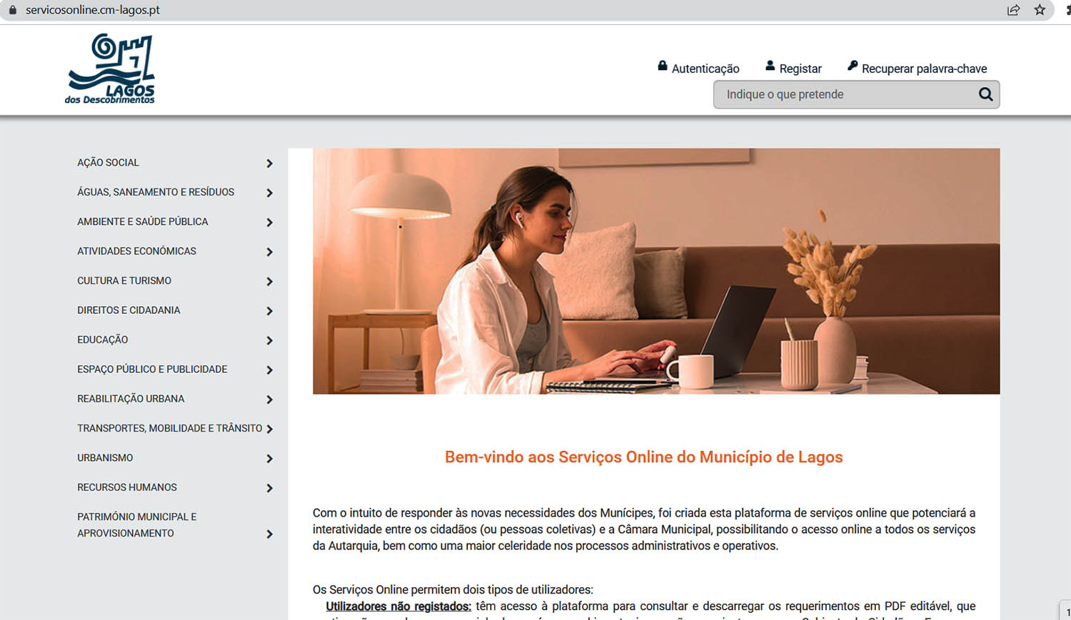 Sul Informação - Câmara Municipal de Lagos reforça os seus serviços de atendimento online