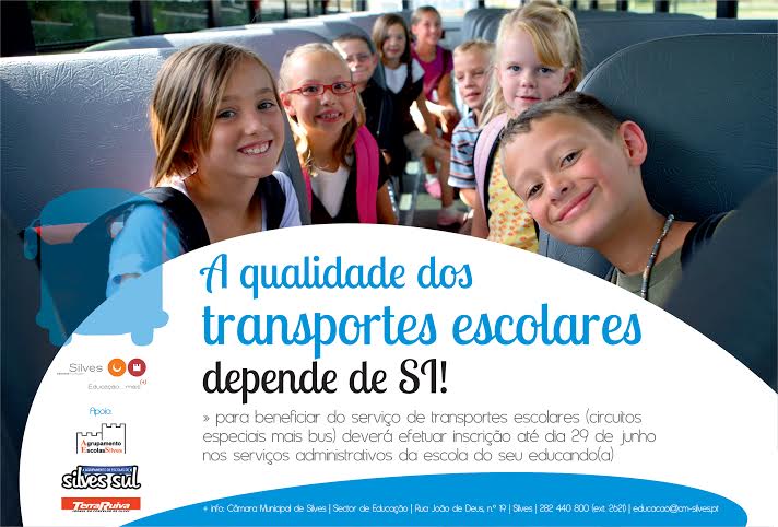 Sul Informação - Inscrições para transporte escolar em Silves estão abertas até 29 de Junho