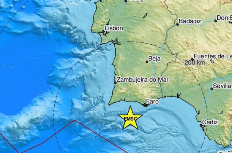 Sul Informação - Sismo ao largo de Albufeira foi sentido em Portimão