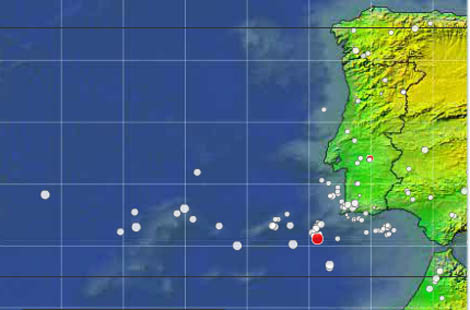 Sul Informação - Mais um sismo de 4.5 Richter sentido no Barlavento Algarvio