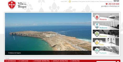 Sul Informação - Câmara de Vila do Bispo tem novo site com mais serviços online