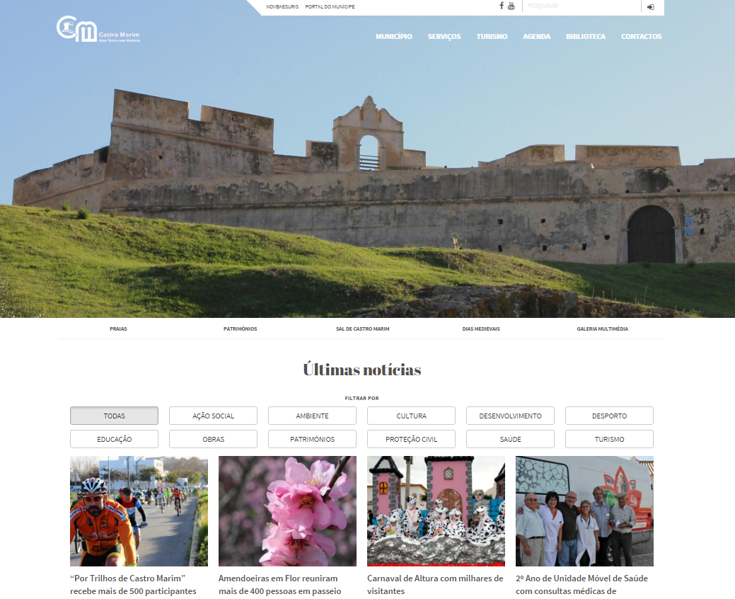 Sul Informação - Castro Marim lança novo site do Município