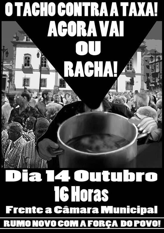 Sul Informação - Bloco de Esquerda promove protesto «O Tacho contra a Taxa!» frente à Câmara de Portimão