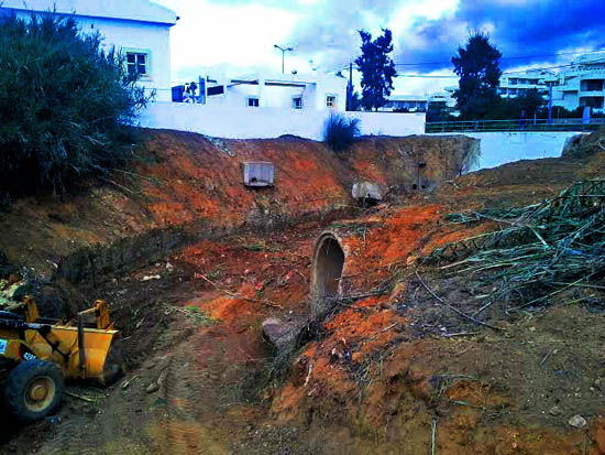 Sul Informação - Silves já começou obras na foz da ribeira do Vale do Olival