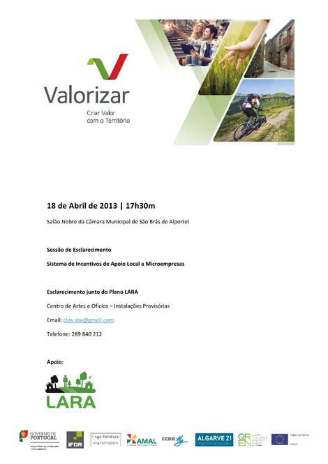 Sul Informação - São Brás de Alportel apresenta Programa Valorizar – Sistema de Incentivos de Apoio Local a Microempresas