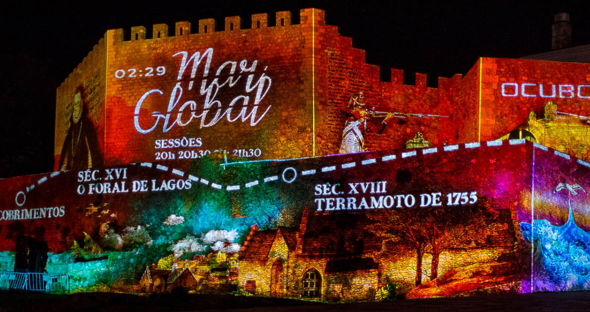 Sul Informação - «Mar Global» é tema de espetáculo de videomapping nas muralhas de Lagos