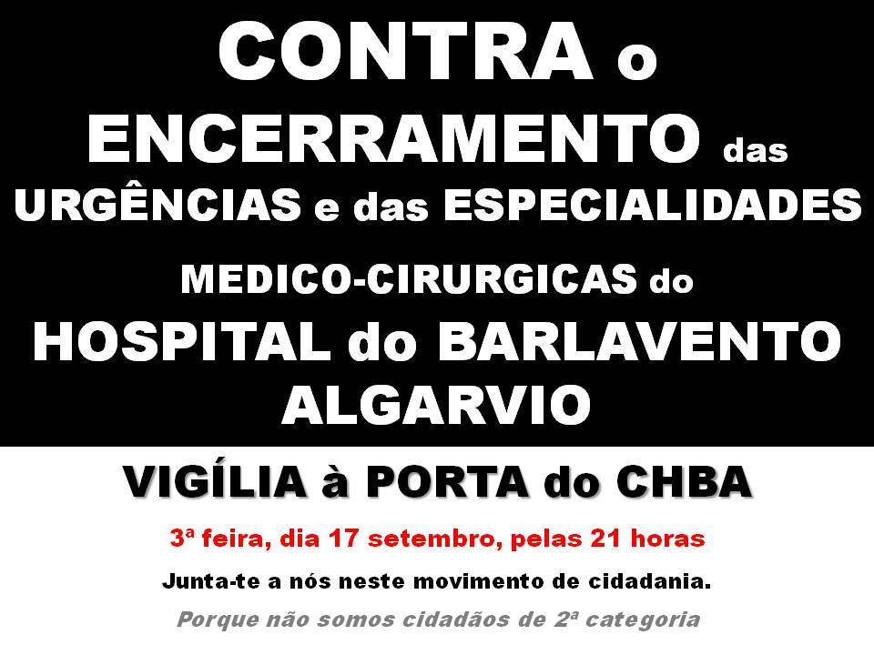 Sul Informação - Hoje à noite há vigília contra fecho de serviços do Hospital de Portimão