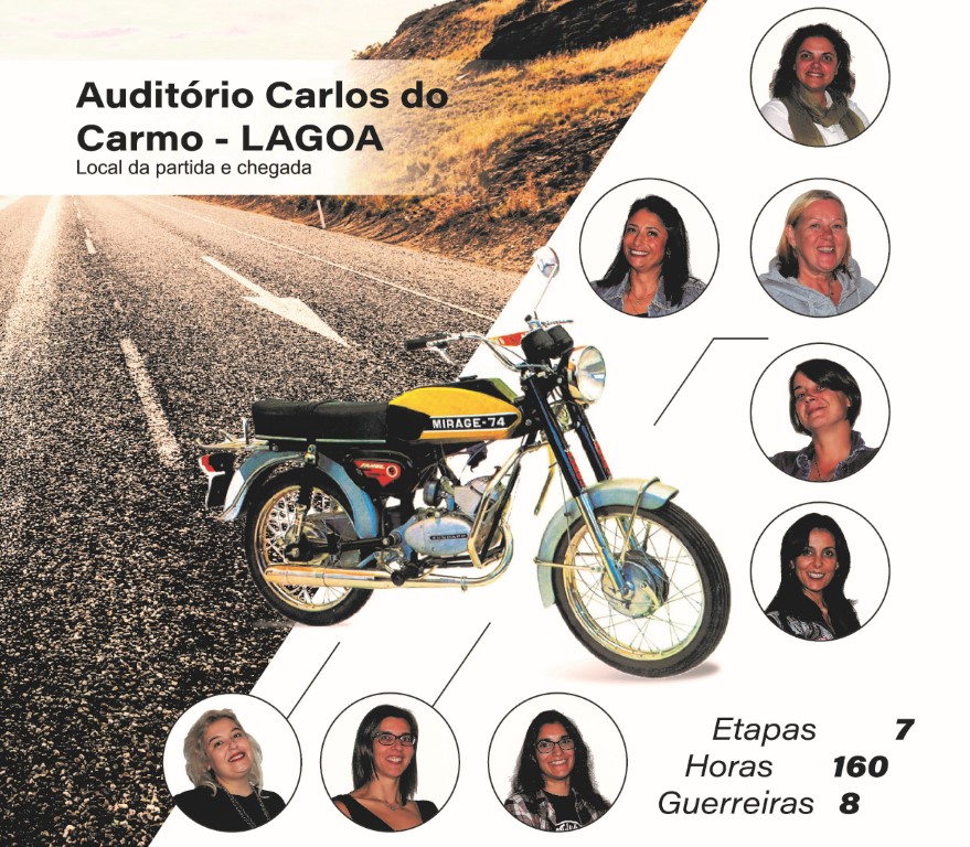 Sul Informação - Oito “guerreiras do asfalto” partem de Lagoa para Volta a Portugal em motorizada