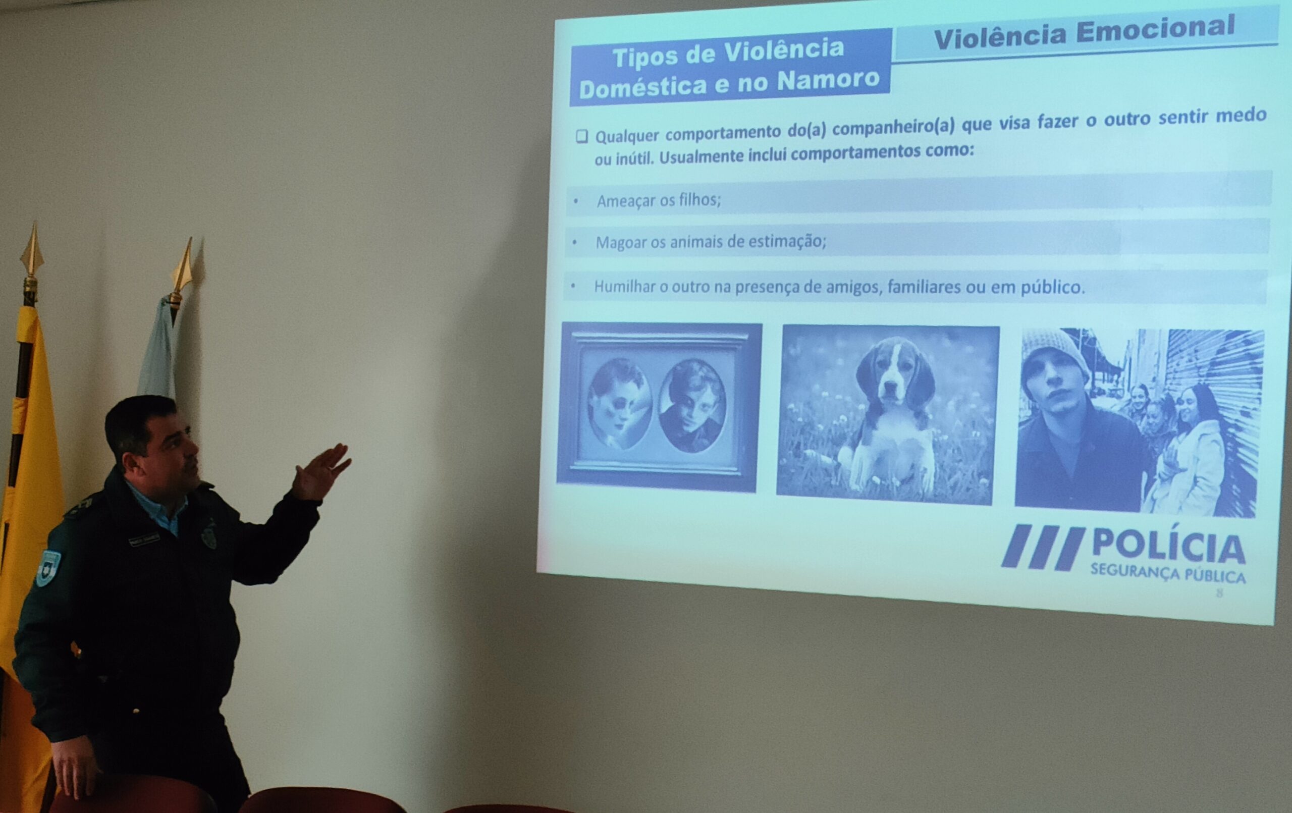 Sul Informação - PSP sensibiliza sobre prevenção de violência no namoro em escolas de Olhão