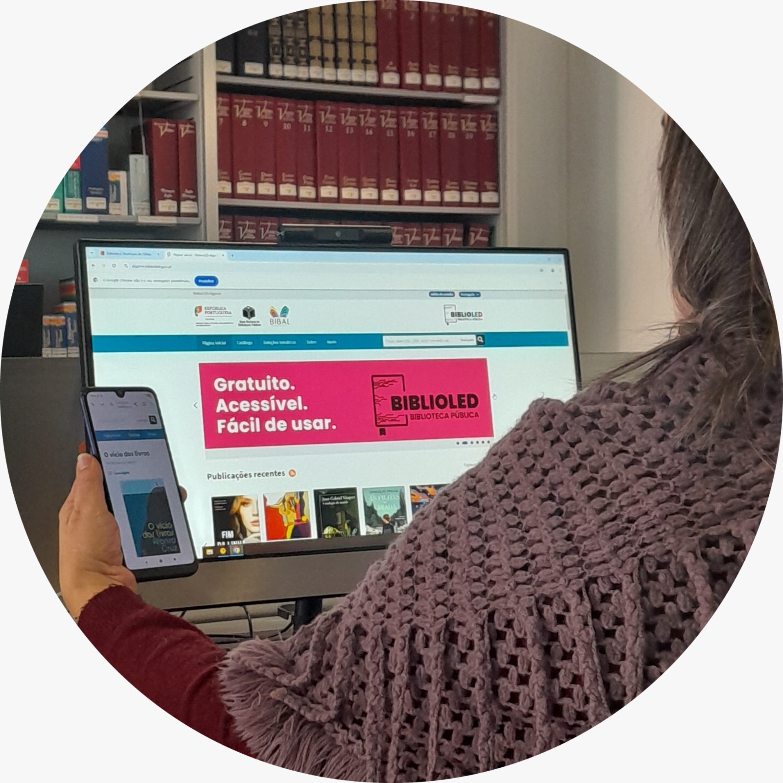 Sul Informação - BiblioLED : empréstimo e leitura digital