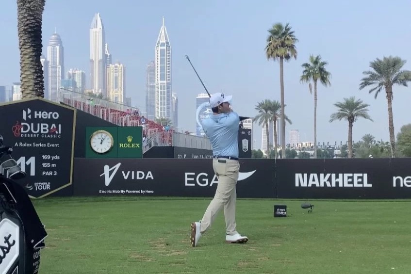 Sul Informação - Golfista algarvio Ricardo Melo Gouveia foi 14º no Dubai Desert Classic