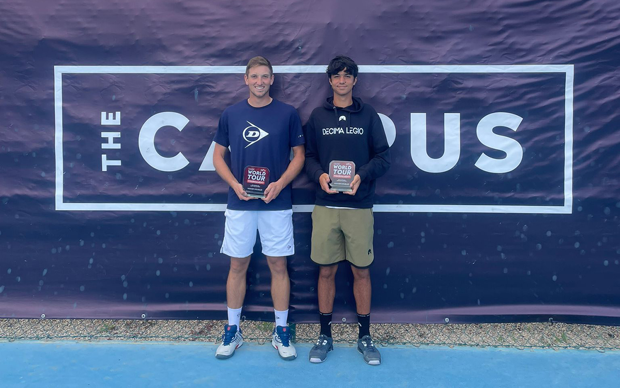 Sul Informação - Tenista algarvio Tiago Pereira vence The Campus Quinta do Lago Open em pares