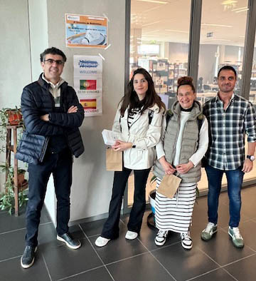 Professoras espanholas fazem job shadowingem escola de Olha