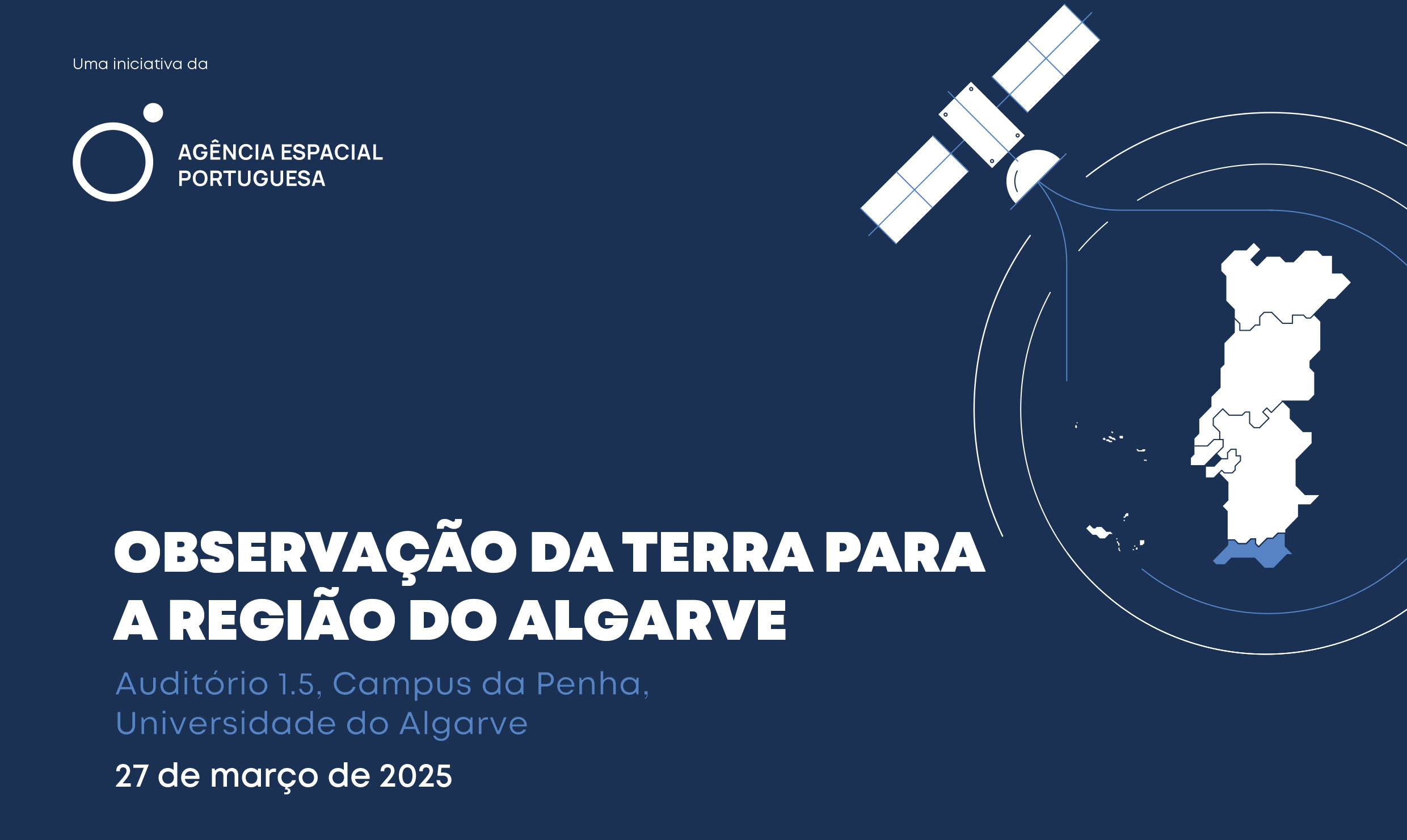 observação da terra para o Algarve