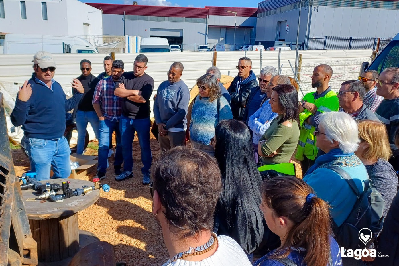 Sul Informação - Delegação da Câmara de Oeiras visitou o futuro Parque Urbano do Parchal