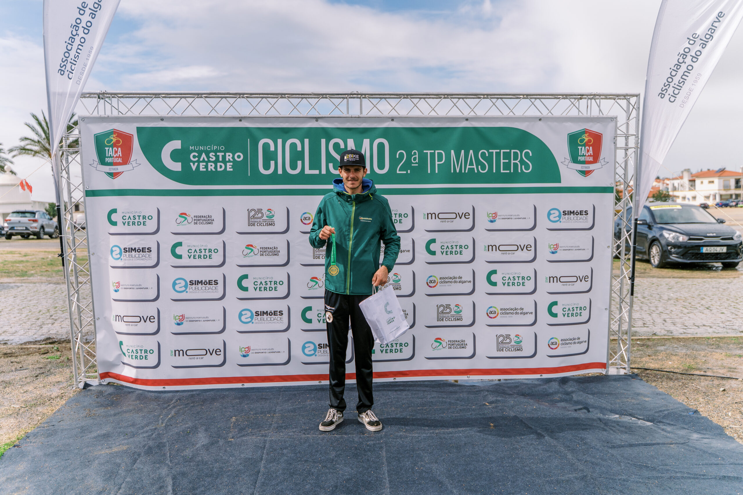 O ciclista Tiago Galhardo