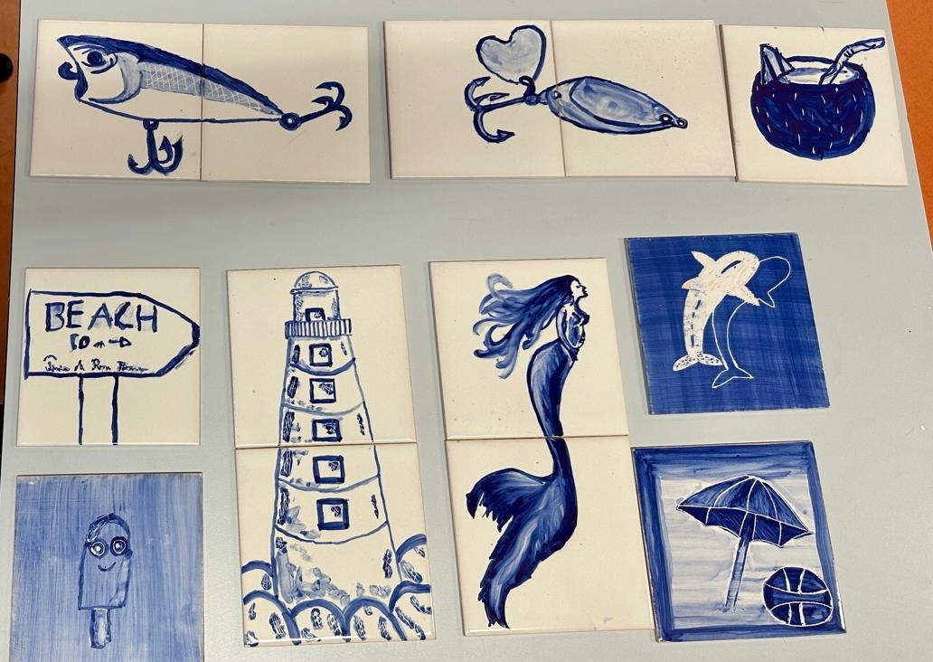 Sul Informação - Quarteira dinamiza oficina de pintura em azulejo