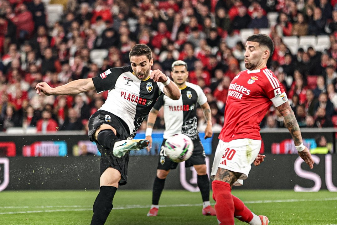 Fase do jogo Benfica-Farense