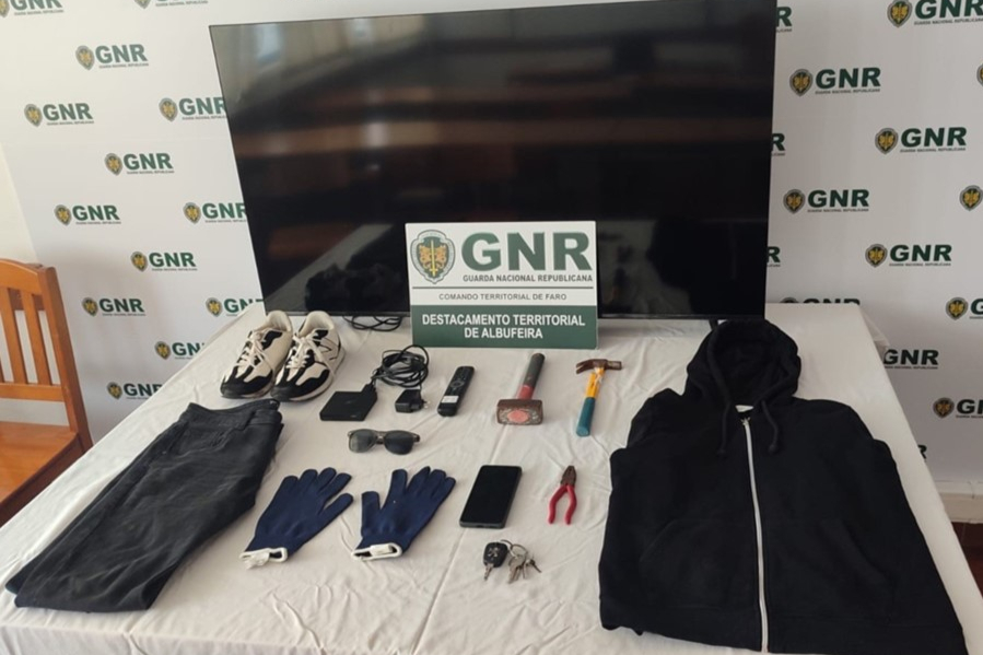 Bens apreendidos pela GNR