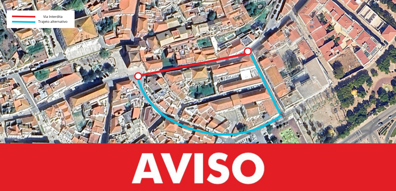 Sul Informação - Obras na fachada do Museu de Arqueologia condicionam trânsito numa rua de Silves