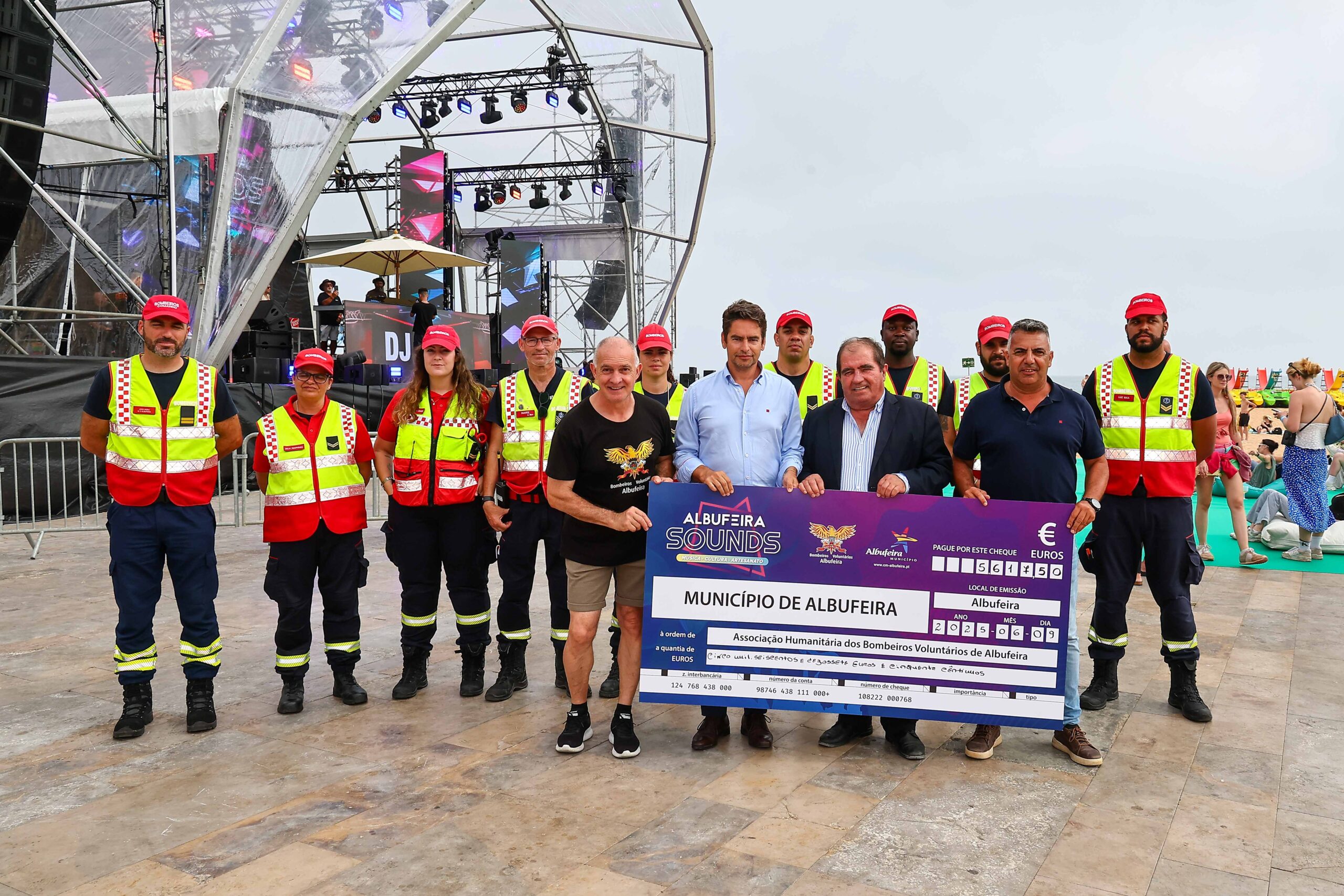 Sul Informação - “Albufeira Sounds” foi «um sucesso» e apoiou bombeiros locais