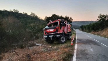 odemira - acidente - bombeiros