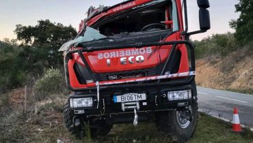 acidente. bombeiros. odemira