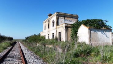 Antiga estação de Casével|antiga estacao da ponte do guadiana|antiga estacao de Baleizão