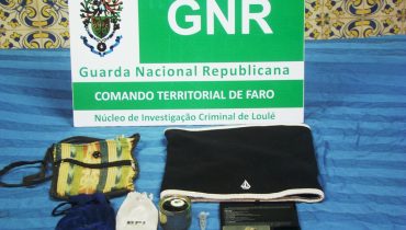 Apreensão material usado em furto NIC Loulé