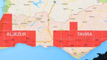 Áreas concessionadas para petróleo no Algarve