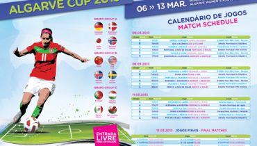 Calendário Algarve Cup 2013
