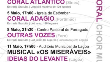 Cartaz Semana Coral Lagoa 2013