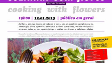 Cozinhar com flores