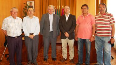 Miguel Madeira, Carlos Martins, presidente do CA do Centro Hospitalar Lisboa Norte, António Chaves Costa, CEO do Hospital São Gonçalo de Lagos e da IMAG, e ainda João Sampaio, administrador executivo do Hospital São Gonçalo de Lagos e da IMAG