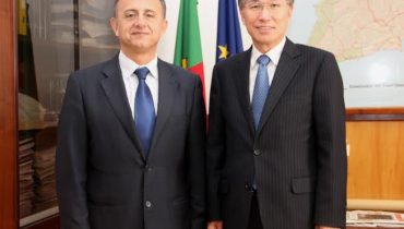 David Santos e embarixador da Coreia