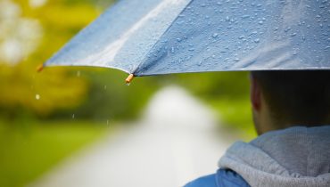 chuva com guarda chuva