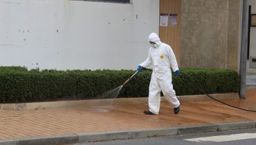 Desinfeção em Almôdovar por causa da Covid-19 (6)