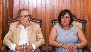 Eduardo Cruz e Domitília Matias
