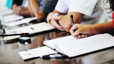 business meeting|Group of people clap their arm in row during seminar