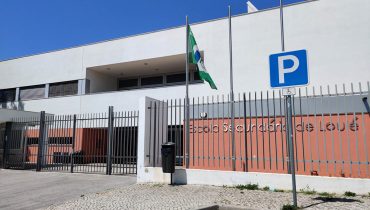 Entrada da Escola Secundária de Loulé