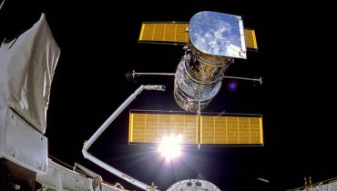 Figura 2 - Foto do Telescópio Espacial Hubble em órbita
