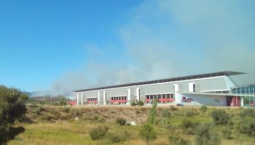 Fogo junto ao Autódromo