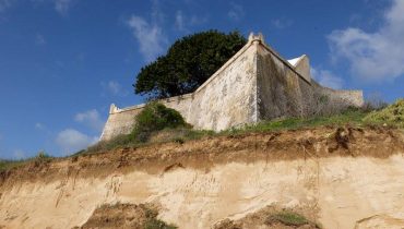Fortaleza de Cacela Velha Erosão_ Foto Patrícia Leal_Facebook Adrip