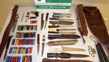 GNR Apreensão Armas Messines