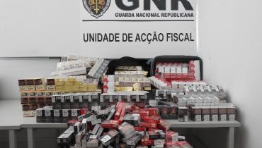 GNR Cigarros Apreendidos Ponte Guadiana