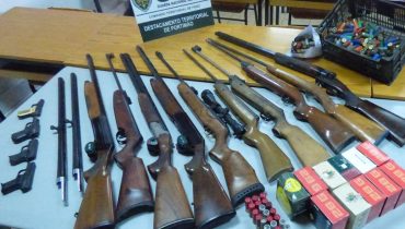 GNR Faro - Apreensão de armas