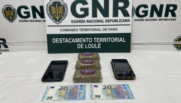 GNR Faro Loulé – Dois detidos por tráfico de estupefacientes