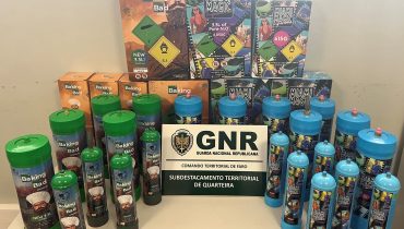 GNR Faro - Quarteira - Apreensão de 22 botijas de óxido nitroso